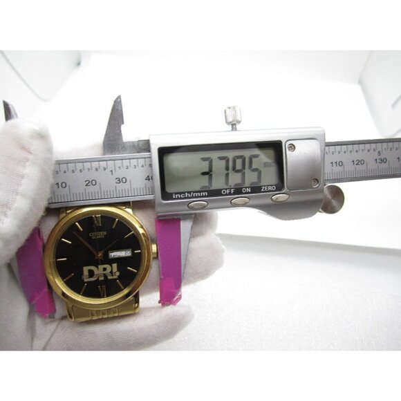 Men's Citizen Quartz 5 Bar WR DRI Employee Analog 37mm Causal Round Watch (F927) - Picture 2 of 10